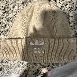 Adidas Cream Knit Hat
